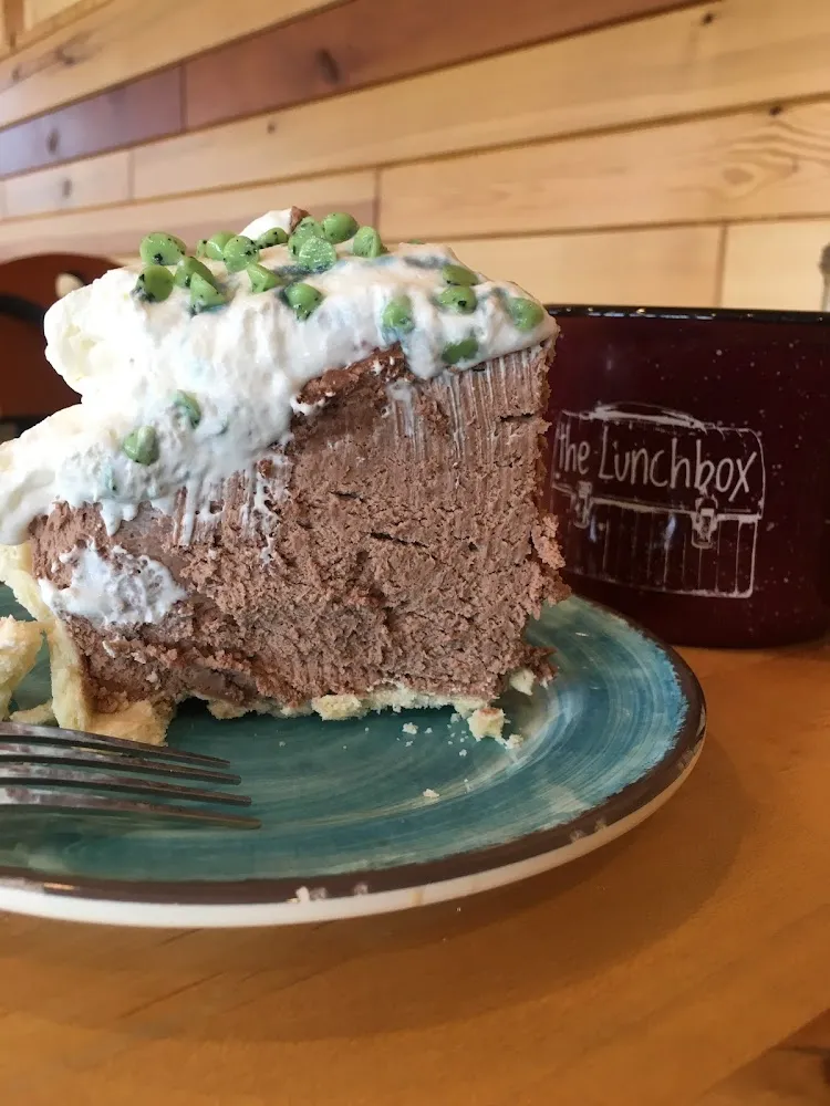 Chocolate Mint Chip Pie