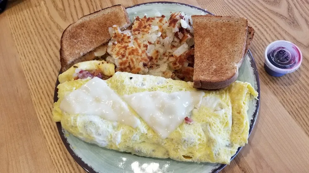 Corn Beef Hash Omelette